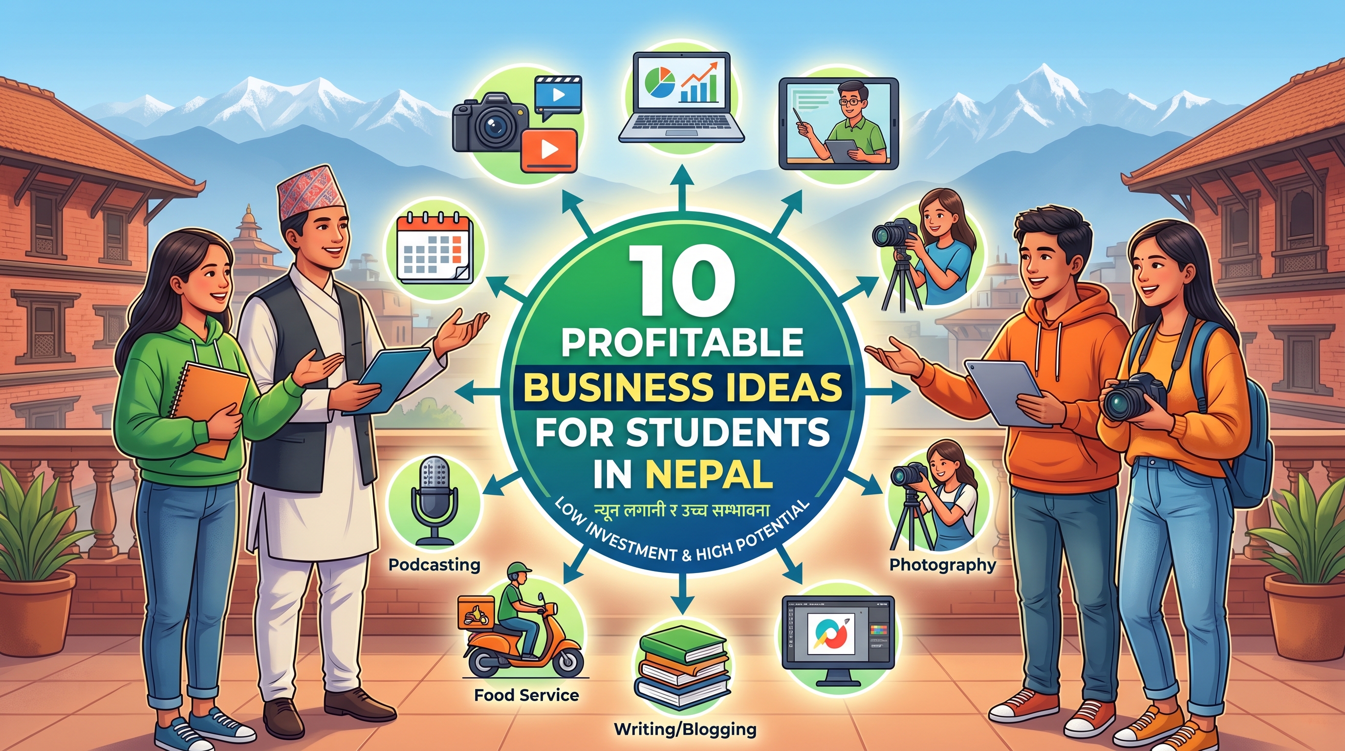 10 Profitable Business Ideas for Students in Nepal (Low Investment & High Potential)